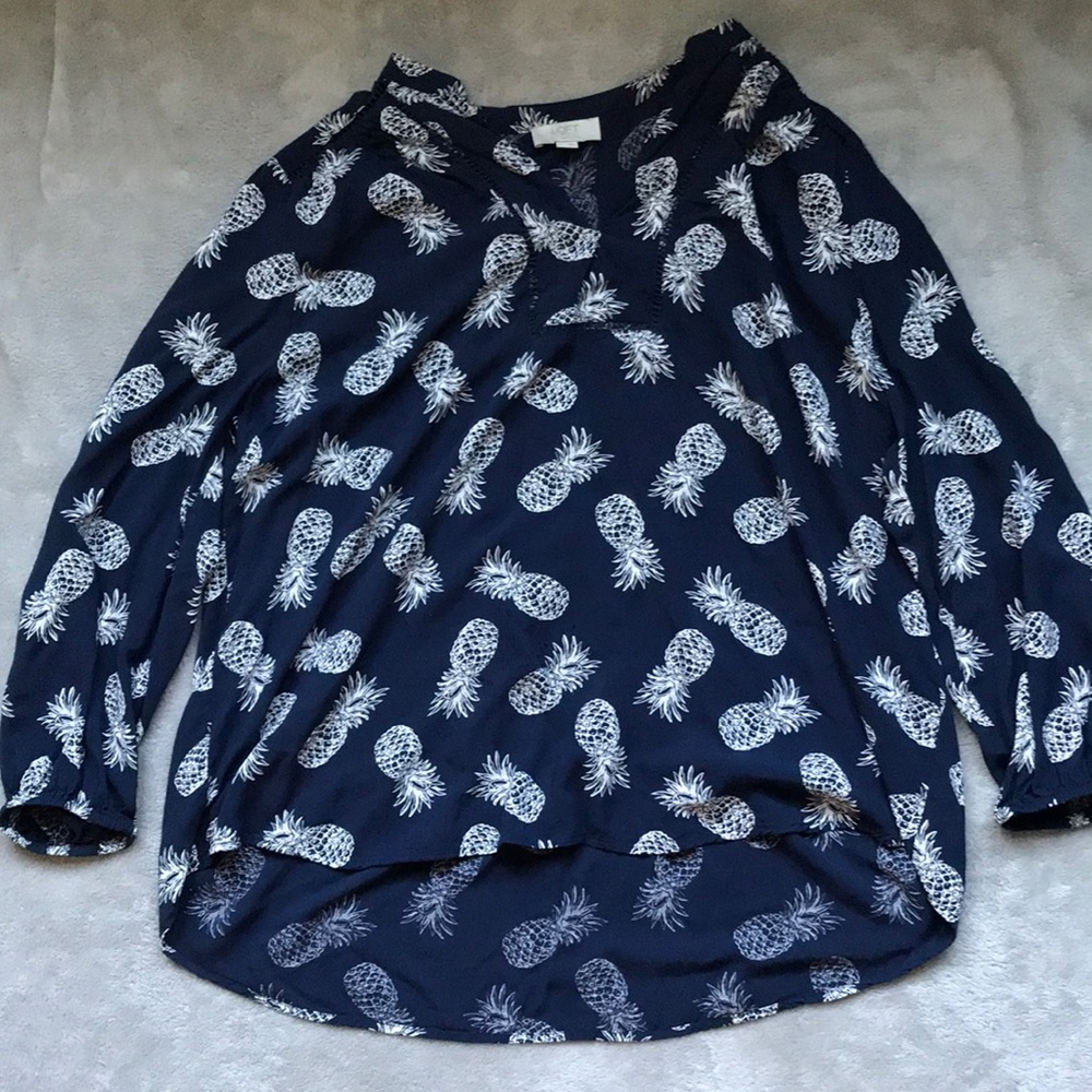 LOFT blouse. Lightweight, soft, and breathable.